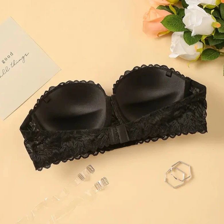 LuxeLace Strapless Bra